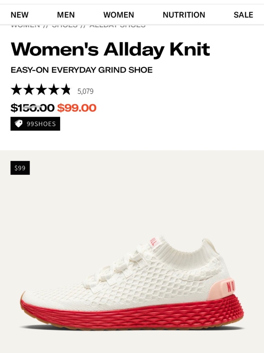 No bull Woman’s all day knit size 9